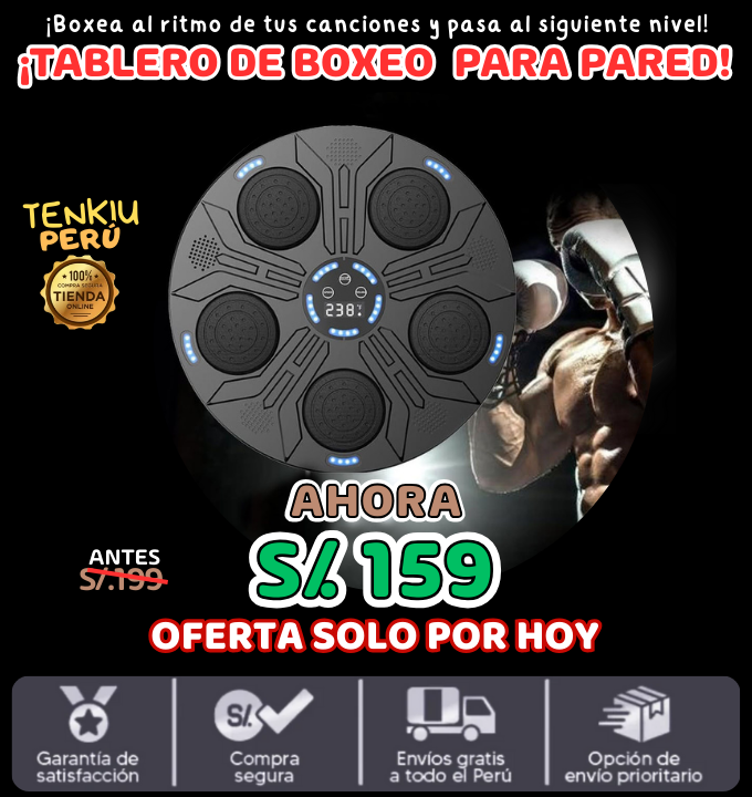 TABLERO DE BOXEO PARA PARED