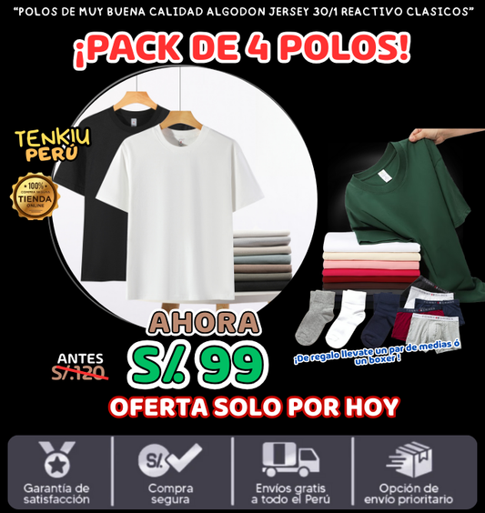 POLOS BASICOS DE MUY BUENA CALIDAD